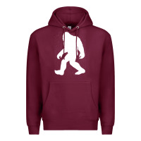 Burgundy bigfoot t  shirt bigfoot   i believe bigfoot t  shirt Premium Hoodie - linhVisuals