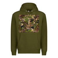 Army Green camouflage mama Premium Hoodie - BarkalooDesign