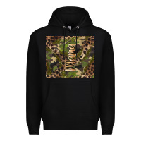 Black camouflage mama Premium Hoodie - BarkalooDesign