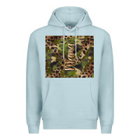 Blue Mist camouflage mama Premium Hoodie - BarkalooDesign