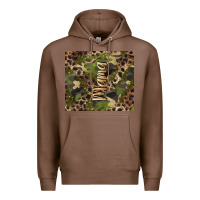 Chestnut camouflage mama Premium Hoodie - BarkalooDesign