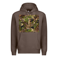 Coffee camouflage mama Premium Hoodie - BarkalooDesign