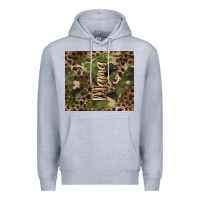 Heather Grey camouflage mama Premium Hoodie - BarkalooDesign
