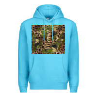 Ocean Blue camouflage mama Premium Hoodie - BarkalooDesign