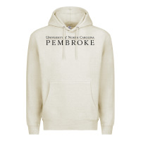 Oatmeal Heather University of North Carolin Pembroke Premium Hoodie - linhVisuals