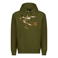 Army Green cayote Premium Hoodie - linhVisuals