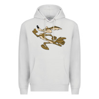 Dove Grey cayote Premium Hoodie - linhVisuals
