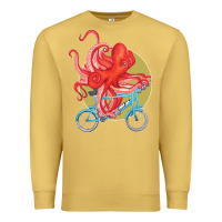 Antique Gold Cycling octopus Premium Sweatshirt - Bettercallsaul