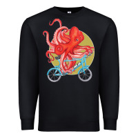 Black Cycling octopus Premium Sweatshirt - Bettercallsaul