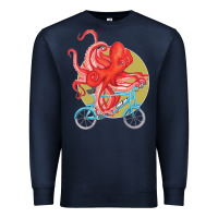 Navy Cycling octopus Premium Sweatshirt - Bettercallsaul