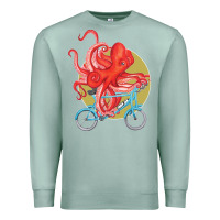 Seafoam Cycling octopus Premium Sweatshirt - Bettercallsaul