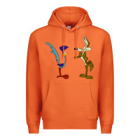 Carrot coyote and the road runner Premium Hoodie - linhVisuals