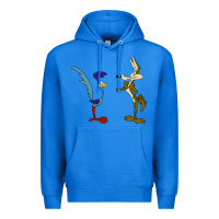 True Royal coyote and the road runner Premium Hoodie - linhVisuals