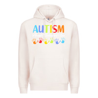Pale Pink autism t  shirt accept understand love autism awareness t  shirt Premium Hoodie - linhVisuals