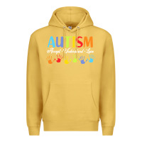 Antique Gold autism t  shirt accept understand love autism awareness t  shirt Premium Hoodie - linhVisuals