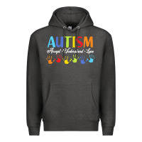 Charcoal Heather autism t  shirt accept understand love autism awareness t  shirt Premium Hoodie - linhVisuals