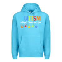 Ocean Blue autism t  shirt accept understand love autism awareness t  shirt Premium Hoodie - linhVisuals