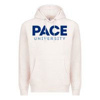 Pale Pink Pace University Premium Hoodie - linhVisuals
