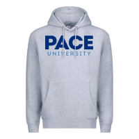 Heather Grey Pace University Premium Hoodie - linhVisuals