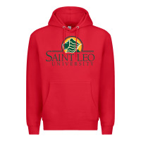 Red Saint Leo University Premium Hoodie - linhVisuals