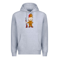 Heather Grey elmer fudd Premium Hoodie - linhVisuals