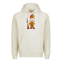 Oatmeal Heather elmer fudd Premium Hoodie - linhVisuals