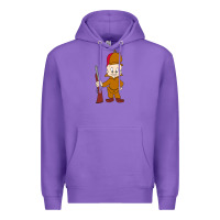 Purple elmer fudd Premium Hoodie - linhVisuals