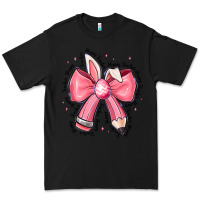 Black easter bunny pencil bow Premium Tee - CowhideDigitalArt