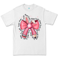 White easter bunny pencil bow Premium Tee - CowhideDigitalArt