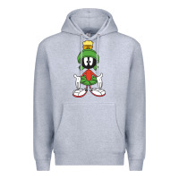 Heather Grey marvin the martian Premium Hoodie - linhVisuals