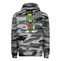 Slate Camo marvin the martian Premium Hoodie - linhVisuals