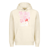 Tofu japan t  shirt sakura cat t  shirt Premium Hoodie - linhVisuals