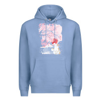 Colony Blue japan t  shirt sakura cat t  shirt Premium Hoodie - linhVisuals