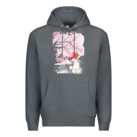 Rock japan t  shirt sakura cat t  shirt Premium Hoodie - linhVisuals