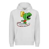 Dove Grey marvin the martian Premium Hoodie - linhVisuals