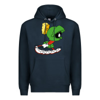 Navy marvin the martian Premium Hoodie - linhVisuals