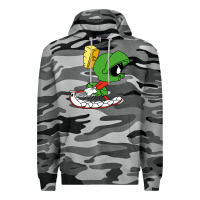 Slate Camo marvin the martian Premium Hoodie - linhVisuals