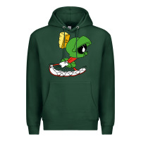 Sports Green marvin the martian Premium Hoodie - linhVisuals