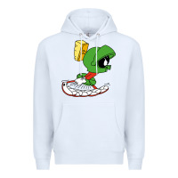 White marvin the martian Premium Hoodie - linhVisuals
