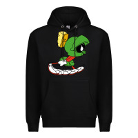 Black marvin the martian Premium Hoodie - linhVisuals