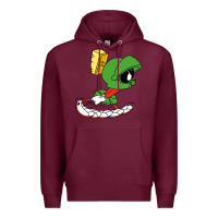 Burgundy marvin the martian Premium Hoodie - linhVisuals