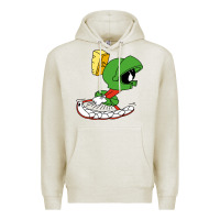 Oatmeal Heather marvin the martian Premium Hoodie - linhVisuals
