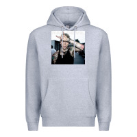 Heather Grey Mgk Premium Hoodie - linhVisuals