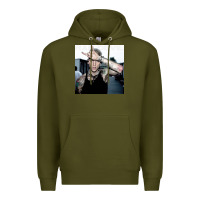 Army Green Mgk Premium Hoodie - linhVisuals