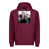 Burgundy Mgk Premium Hoodie - linhVisuals