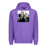 Purple Mgk Premium Hoodie - linhVisuals