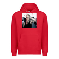 Red Mgk Premium Hoodie - linhVisuals