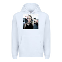 White Mgk Premium Hoodie - linhVisuals