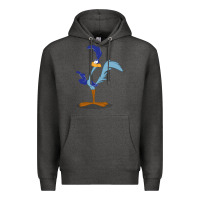 Charcoal Heather roadrunner Premium Hoodie - linhVisuals