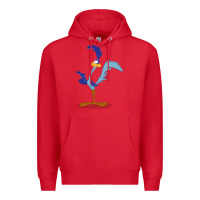 Red roadrunner Premium Hoodie - linhVisuals